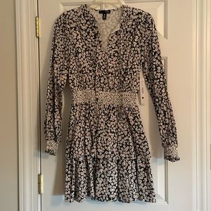 Aqua Flowered Dress Bloomingdale’s Exclusive